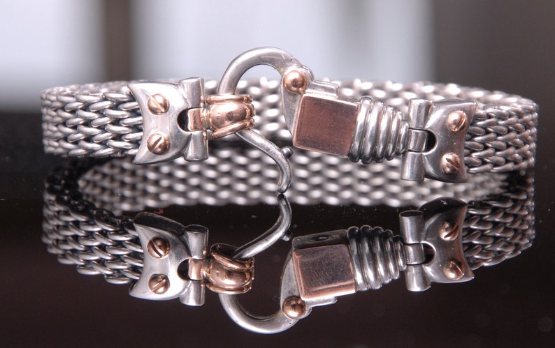 Unique Bracelet For Men Braided Silver Bracelet-Cool Men's Jewellery Unique Gift for Him Boyfriend Husband Woven Bracelet, image 4