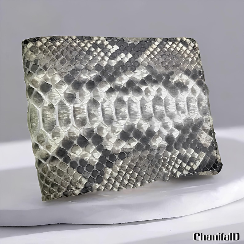 Genuine Snakeskin Wallet Bi Fold Money Clip Premium Men's Classic and ...