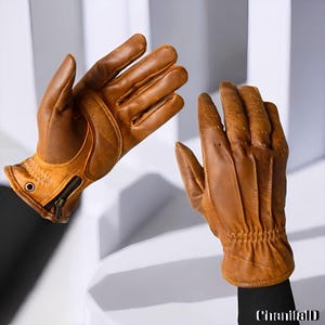 Leather Rusty Armor Genuine Leather Motorcycle Gloves Optimal Ventilation,Genuine Leather,Winter Gloves,Driving Gloves,Fashion Gloves