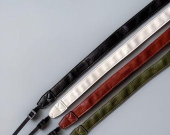 Retro Aesthetic Genuine Leather Camera Strap, Camera Strap, Leather Strap, Camera Accessories, DSLR Strap