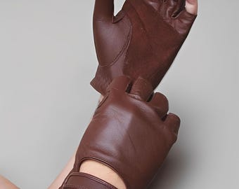 Guantes elegantes de piel de cordero para hombre, guantes de cuero, cuero genuino, guantes de invierno, guantes de conducir