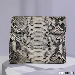 Authentic Nyle Wallet Handmade Snake Skin Exclusive and Strong,Python Skin Wallet,Snake Skin Wallet,Exotic Leather,Snake Wallet
