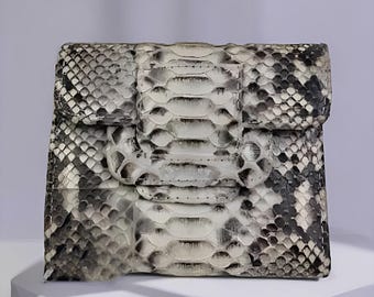 Authentic Nyle Wallet Handmade Snake Skin Exclusive and Strong,Python Skin Wallet,Snake Skin Wallet,Exotic Leather,Snake Wallet