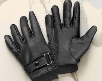 Dux Leather Riding Gloves Stylish Men's Motorcycle Gloves, Leather Gloves, Genuine Leather, Winter Gloves, Driving Gloves, Fashion Gloves