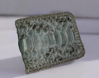 Genuine Python Leather Men's Wallet Exotic and Neat Slim Bifold,Python Skin Wallet,Snake Skin Wallet,Exotic Leather,Snake Wallet