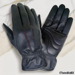 Rękawiczki motocyklowe ze skóry naturalnej w stylu retro, prawdziwa skóra, rękawiczki zimowe, rękawiczki do jazdy samochodem, rękawiczki modne