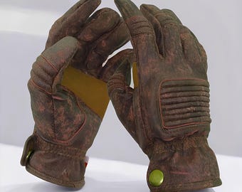 Jet volledige vinger lederen motorhandschoenen Maximale grip en bescherming, echt leer, winterhandschoenen, autohandschoenen, modehandschoenen