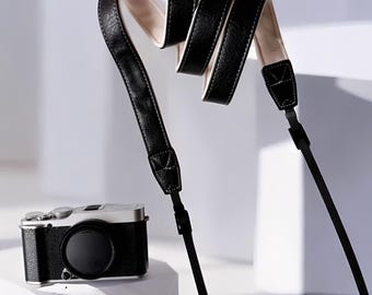 Long Vintage Leather Neck Strap Stylish and Durable,Camera Strap,Leather Strap,Camera Accessories,DSLR Strap