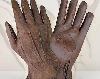 Klassieke leren herenhandschoenen, echt leer, winterhandschoenen, autohandschoenen, modieuze handschoenen