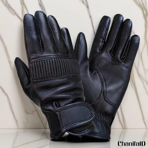 Rękawiczki motocyklowe ze skóry vintage Klasyczne rękawiczki do jazdy, Prawdziwa skóra, Rękawiczki zimowe, Rękawiczki do jazdy, Rękawiczki modne