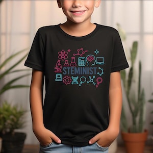 Steminist Shirt, Stem Woman Shirt, Stem Student Gift, Science Shirt, Gift For Women In Science, Technology, Engineering and Math Careers