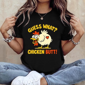 Funny Chicken Graphic Men Women And Kids Chicken Butt, Humorous White Chicken  Graphic Png, Comical Chicken Png, Digital Download