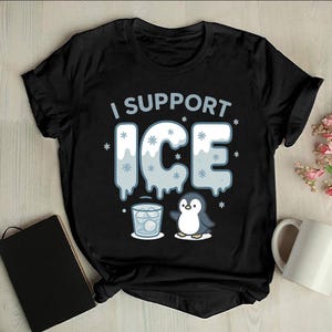 Retro I Support ICE, Ice Agent Png, Support Your Local Ice Agent Png, Satire Png,penguin Ice Png,Digital Download
