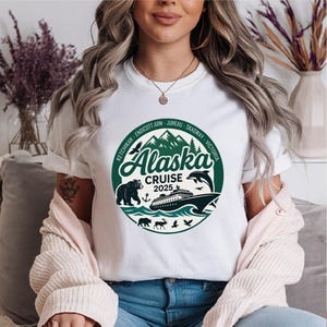 2025 Alaska Cruise Shirt, Cruisin to Alaska Shirt, Matching Family Cruise Shirt, Family Vacation Shirt, Custom Alaska Cruise Shirt