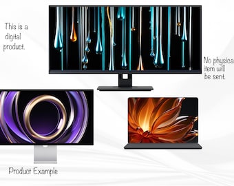 Blown Glass Desktop Wallpapers | 15 Wallpapers (Digital Download)