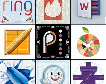 Patchwork Quilt Icon Pack - Lifetime Updates 300+ Icons