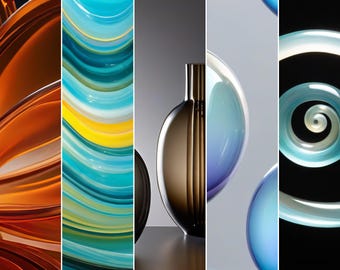Blown Glass Full Set Wallpapers | 15 Wallpapers | All Devices