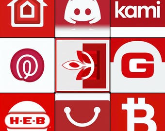 Red and White Icon Pack - Lifetime Updates 300+ Icons
