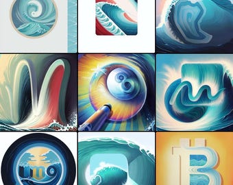 Ocean Waves Icon Pack - Lifetime Updates 300+ Icons