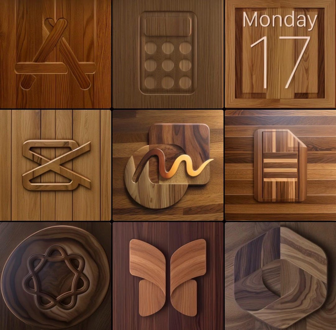 Wood Carving App Icon Pack - Lifetime Updates 300+ Icons - Etsy