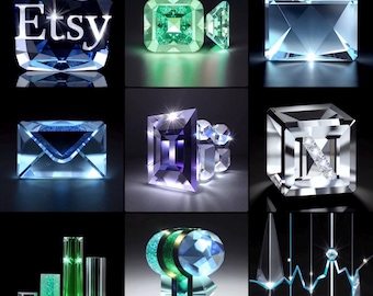 Diamonds Icon Pack - Lifetime Updates 300+ Icons