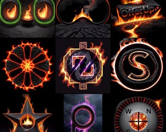 Lava and Ash Icon Pack - Lifetime Updates 300+ Icons