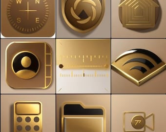 Classy Gold Pack - Lifetime Updates 300+ Icons