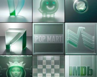 Sea Glass Icon Pack - Lifetime Updates 300+ Icons