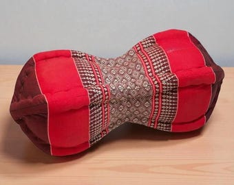 Thai Kapok Neck Pillow Handmade Bone Shape Massage Relaxation & Support