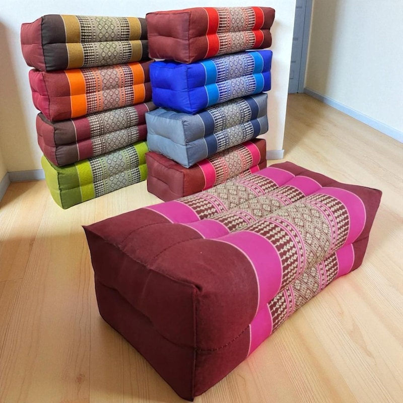 Dark Red Bolster Cushion - Etsy