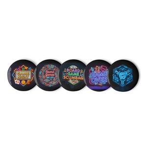 Juego de botones de Game Night / Juego de mesa Scumbag / Juego terminado / Juegos de rol y cartas