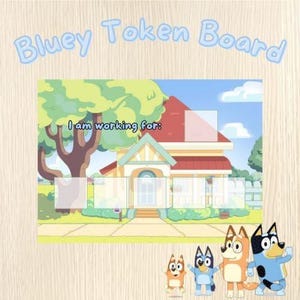 Bluey Token Board