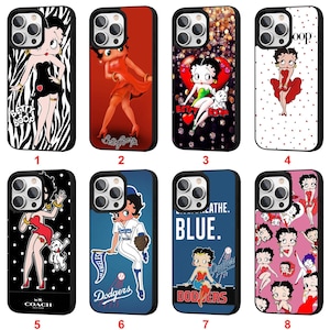 Betty Boop Cartoon iPhone Case for iPhone 11 12 13 14 15 16 Pro Max Plus Personalized Custom Phone Cover Protective #G