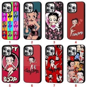 Betty Boop Cartoon iPhone Case for iPhone 11 12 13 14 15 16 Pro Max Plus Personalized Custom Phone Cover Protective #B