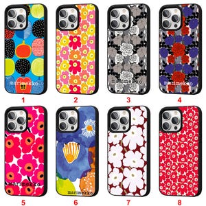 Poppy bloemenpatroon iPhone-hoesje voor iPhone 11 12 13 14 15 16 Pro Max Plus gepersonaliseerde aangepaste telefoonhoes beschermende huid #C