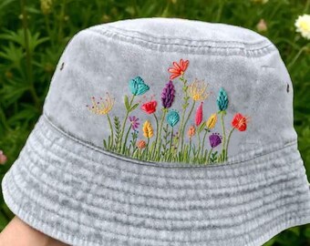 Vintage Rare Beach Bucket Embroidered Hat Cap Vintage Rare Beach Bucket Embroidered Hat Cap Hats main image 4