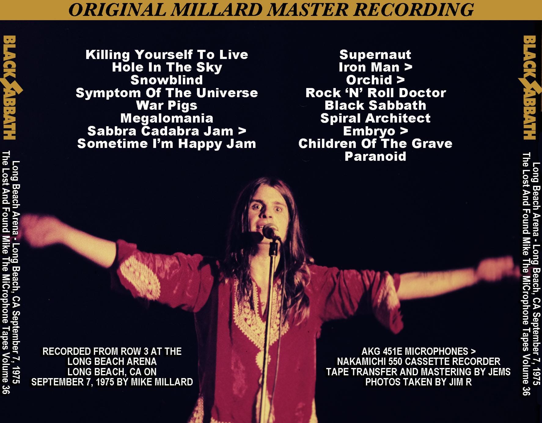 Black Sabbath: Live 2 CD Long Beach Arena, Long Beach, CA