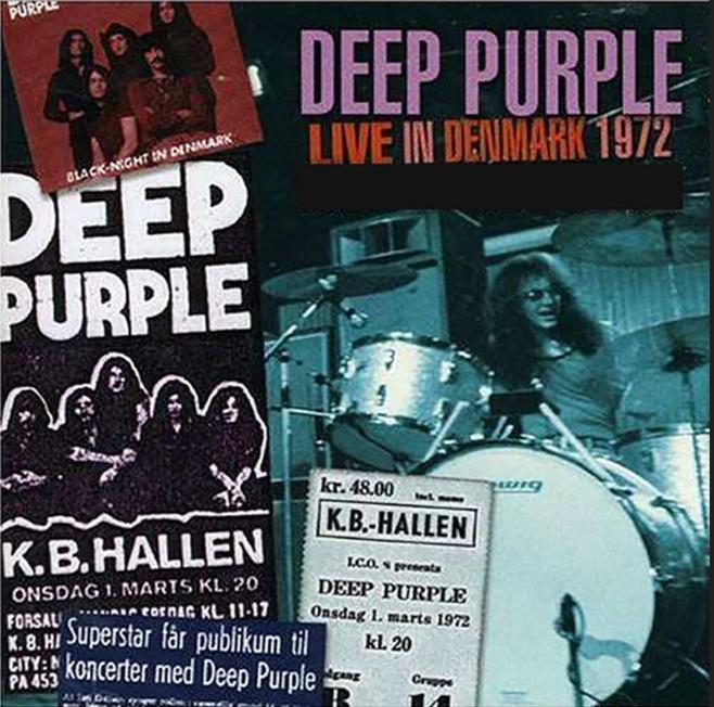 Deep Purple: Live 2 CD K.B. Hallen, Copenhagen, Denmark, March 1, 1972 Ritchie Blackmore Concert