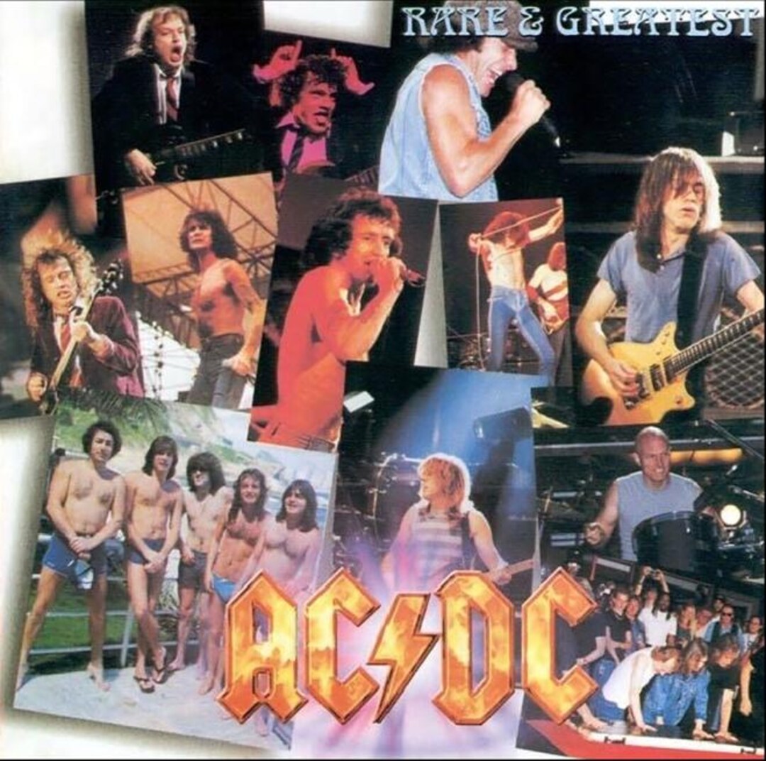 AC/DC: Rare and Greatest Live & Unreleased CD Bon Scott Angus Young - Etsy