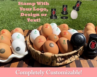 Custom Egg Stamp- Custom Logo