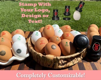 Custom Egg Stamp- Letter