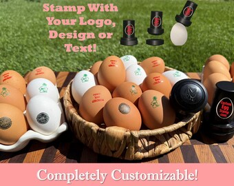 Custom Egg Stamp- Personalized Text