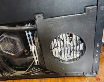 Lowered SFX SF750 PSU Bracket for Lian Li x Dan Cases A4-H20 Mini-ITX Case