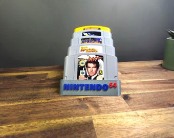 Nintendo 64 5 Game Catridge Holder