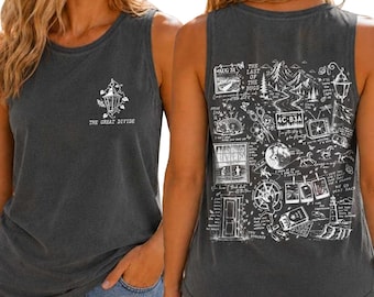 Great Divide  Comfort Colors® Tank Top, Last Of The Bugs Shirt, NK Indie Folk Concert Music Tank