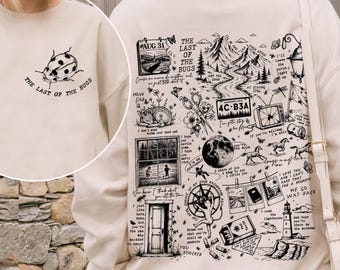 The Divide Tour Sweatshirt, NK Indie Music Concert Merch, Porch Light On Vintage Inspired Design