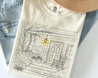 The Porch Light Comfort Colors T-Shirt, NK Indie Folk Inspired Tee, Leave The Light On, The Divide Tour Sweatshirt