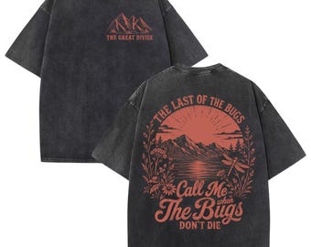 The Last Of The Bug Wash T-Shirt, Great Divide Tour Comfort Color Tee,  Vintage Concert Merch Shirt