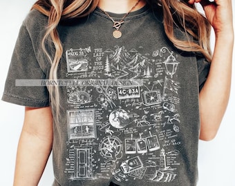 Vintage NK Divide Indie Folk T-Shirt, The Last Of The Bugs Comfort Colors® Shirt, Concert Outfit Merch
