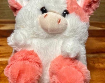Strawberry Cow Plush Toy: Kawaii Pink Stuffed Animal